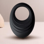 Anello Vibrante Per Pene Spire Nero - Rocks-Off - immagine 2