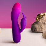 Vibratore Coniglio Viola Glo-Girl - Rocks-Off - immagine 3