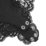 Orsacchiotto Con Dettagli In Pizzo Floreale Nero S/M - Subblime - immagine 17