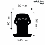Extreme Hollow Anal Plug Taglia L 10,4 Cm - Addicted Toys - immagine 4