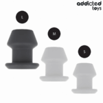 Extreme Hollow Anal Plug Taglia L 10,4 Cm - Addicted Toys - immagine 5