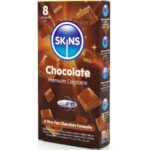 Preservativi Premium Al Cioccolato Confezione Da 8 - Skins - immagine 2