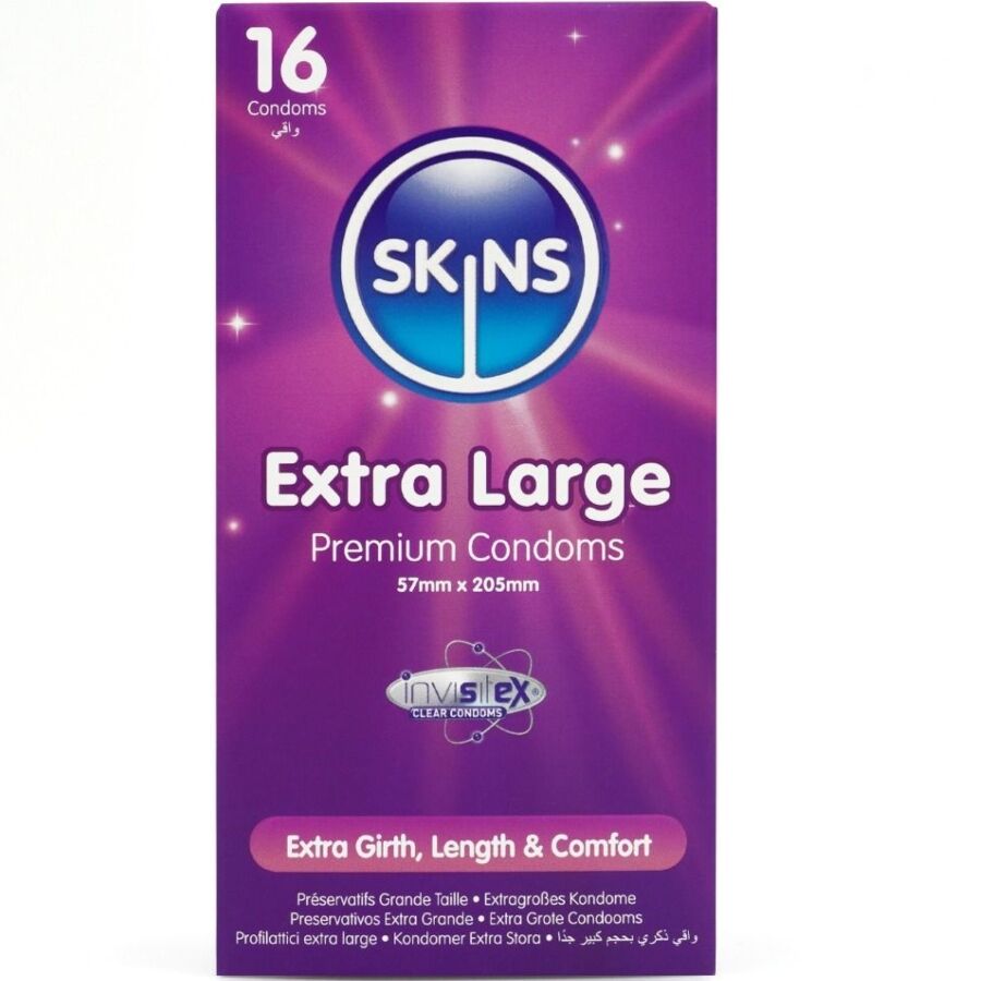 img_213385_644f9d0b4bfaeb9d33988fc7f12cdd3a_1.jpg Preservativi Extra Large Premium Confezione Da 16 - Skins - immagine 1