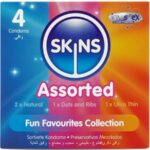 Confezione Da 4 Preservativi Assortiti Premium - Skins