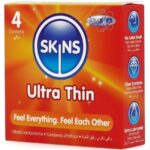 Preservativi Ultra Sottili Premium Confezione Da 4 - Skins - immagine 2