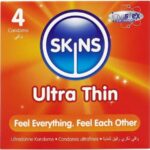 Preservativi Ultra Sottili Premium Confezione Da 4 - Skins