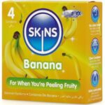 Preservativi Banana Premium Confezione Da 4 - Skins - immagine 2