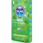Preservativi Premium Alla Menta Confezione Da 8 - Skins - immagine 2