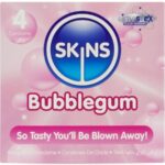 Bubblegum Premium Condom Confezione Da 4 - Skins
