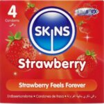 Preservativi Premium Alla Fragola Confezione Da 4 - Skins