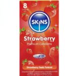 Preservativi Premium Alla Fragola Confezione Da 8 - Skins