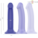 Vibratore Victoria Con Ventosa 10 Vibrazioni Blu Scuro Telecomando - Intense - immagine 2