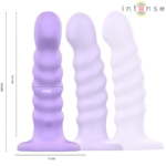 Brenda Vibratore Taglia M Design A Spirale 10 Vibrazioni Telecomando Viola - Intense - immagine 2