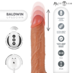 Baldwin Realistico Multifunzionale Con Vibrazione, Su E Gi? Telecomando, 22 Cm - Oppure - 4 Cm - Mr Intense - immagine 3