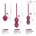 Kit Palline Kegel Charli Bordeaux - Intense - immagine 5
