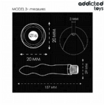 Pulitore Anale Con Adattatore Universale Modello 3 - Addicted Toys - immagine 5