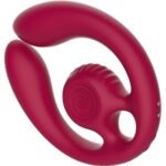 Gizi Duo Stimolatore Di Coppia Telecomando Bordeaux - Snail Vibe - immagine 3