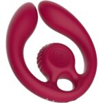 Gizi Duo Stimolatore Di Coppia Telecomando Bordeaux - Snail Vibe