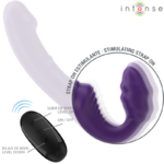 Jill Doppio Vibratore 20 Cm Viola Telecomando - Intense - immagine 4