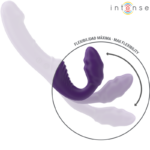 Jill Doppio Vibratore 20 Cm Viola Telecomando - Intense - immagine 6