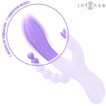 Miko Triplo Vibratore Coniglio & Stimolatore & Anale 7 Vibrazioni Viola - Intense - immagine 5