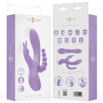 Miko Triplo Vibratore Coniglio & Stimolatore & Anale 7 Vibrazioni Viola - Intense - immagine 8
