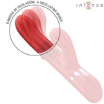 Lele Vibratore Multifunzione Rotante E Oscillante E Stimolante Rosso - Intense - immagine 4