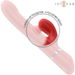 Lele Vibratore Multifunzione Rotante E Oscillante E Stimolante Rosso - Intense - immagine 6