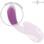 Lali Vibratore Multifunzione Punto G Tapping & Thrust & Vibration Viola - Intense - immagine 4