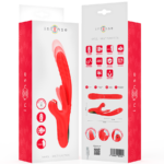 Karol Vibratore Multifunzione Spinta E Stimolazione E Onde Stimolanti Rosso - Intense - immagine 8