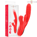 Karol Vibratore Multifunzione Spinta E Stimolazione E Onde Stimolanti Rosso - Intense