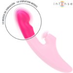 Vibratore Emi 13,5 Cm Multifunzione 3 In 1 10 Vibrazioni Rosa - Intense - immagine 5