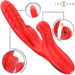 Vibratore Multifunzione Rosalia 3 In 1 Rosso - Intense - immagine 2