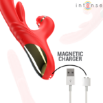 Vibratore Multifunzione Rosalia 3 In 1 Rosso - Intense - immagine 7
