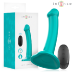 Katie Vibratore Con Ventosa 10 Vibrazioni Telecomando Blu - Intense