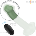 Vibratore Becca Con Ventosa 10 Vibrazioni Telecomando Verde - Intense - immagine 4