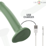Vibratore Becca Con Ventosa 10 Vibrazioni Telecomando Verde - Intense - immagine 7