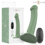 Vibratore Becca Con Ventosa 10 Vibrazioni Telecomando Verde - Intense