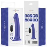 Vibratore Victoria Con Ventosa 10 Vibrazioni Blu Scuro Telecomando - Intense - immagine 8