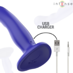 Vibratore Shorty Con Ventosa Telecomando Blu - Intense - immagine 7