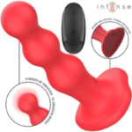 Cody Vibratore Con Ventosa Telecomando Rosso - Intense - immagine 2