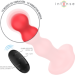 Cody Vibratore Con Ventosa Telecomando Rosso - Intense - immagine 4
