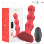Cody Vibratore Con Ventosa Telecomando Rosso - Intense