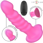 Vibratore Cindy Taglia L Design A Spirale 10 Vibrazioni Rosa Telecomando - Intense - immagine 2