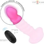 Vibratore Cindy Taglia L Design A Spirale 10 Vibrazioni Rosa Telecomando - Intense - immagine 4