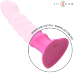 Vibratore Cindy Taglia L Design A Spirale 10 Vibrazioni Rosa Telecomando - Intense - immagine 7
