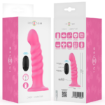 Vibratore Cindy Taglia L Design A Spirale 10 Vibrazioni Rosa Telecomando - Intense - immagine 8
