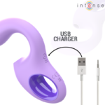 Vibratore E Stimolatore Baxter Viola - Intense - immagine 7