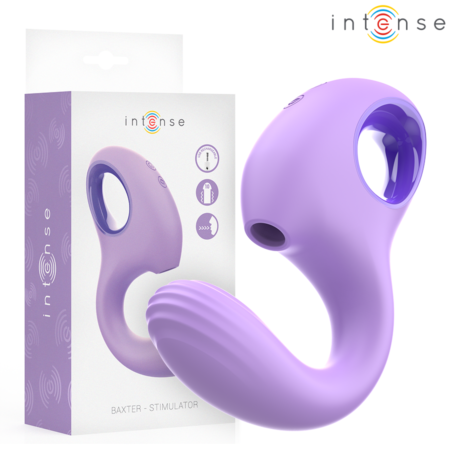 img_214123_9455900bc4e8af5336b253bb92f72316_1.png Vibratore E Stimolatore Baxter Viola - Intense - immagine 1