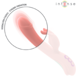Rachel Rabbit Vibrator 5 Vibrazioni Rosa - Intense - immagine 6